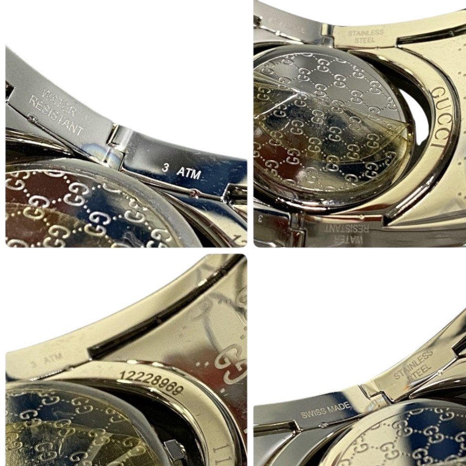b13【箱有り】GUCCI グッチ GGロゴ トワール バングルウォッチ 腕時計 レディース GG logo bangle type watch ladiesta1