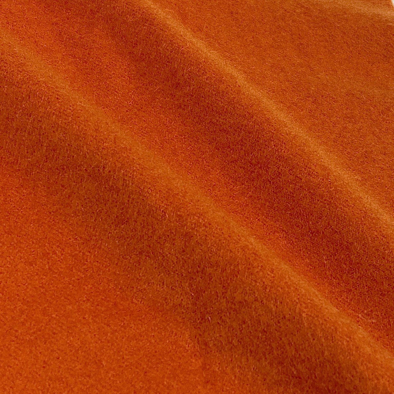 l15 Loro Piana ロロピアーナ カシミヤ100 フリンジマフラー 総カシミア ストール オレンジ カシミヤ メンズ 男性用u02t