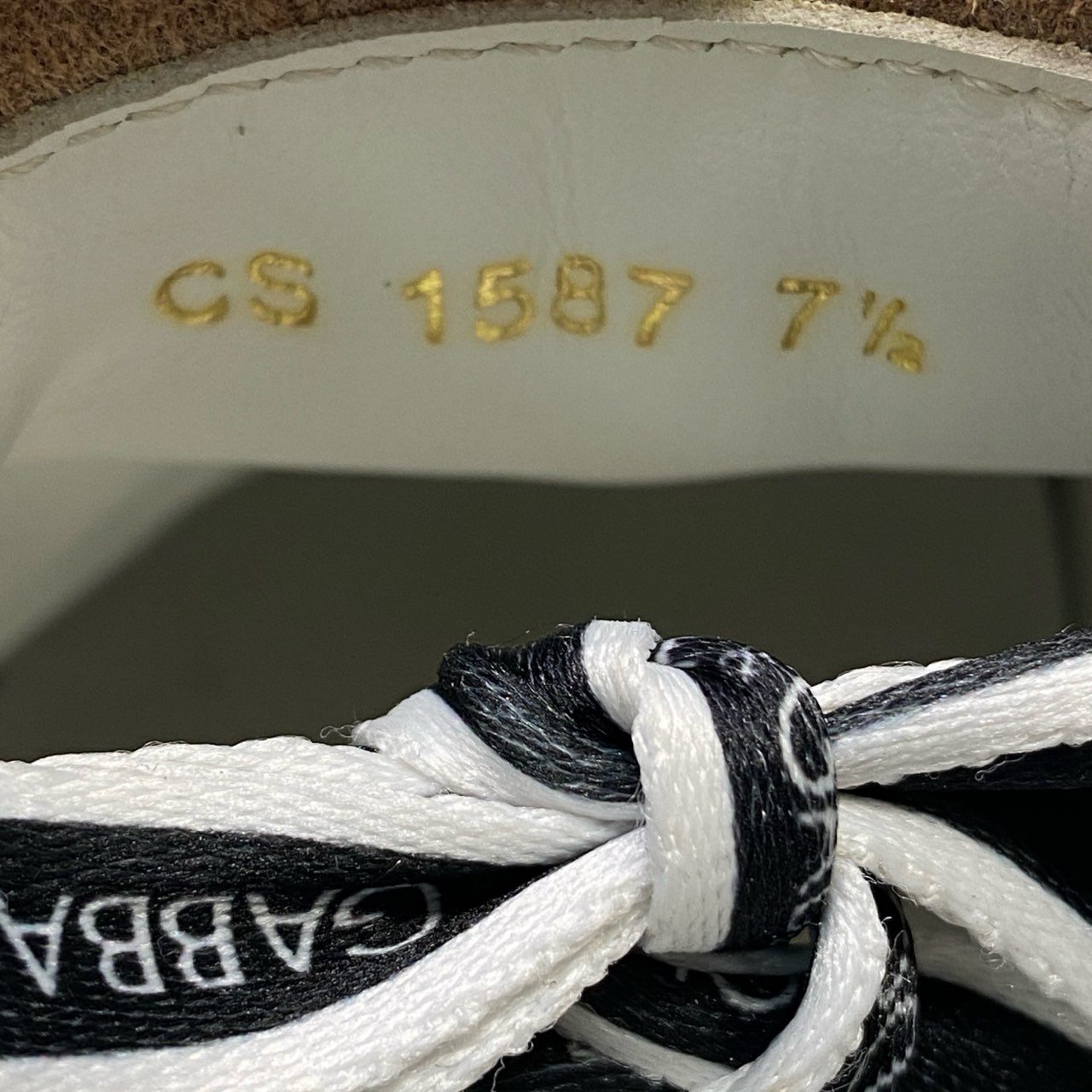 2a5 DOLCE&GABBANA ドルチェアンドガッパーナ ミレニアムズトレーナー ローカットスニーカー レースアップシューズ スニーカー CS 1587 7 1/2サイズ マルチカラー レザー メンズk02i