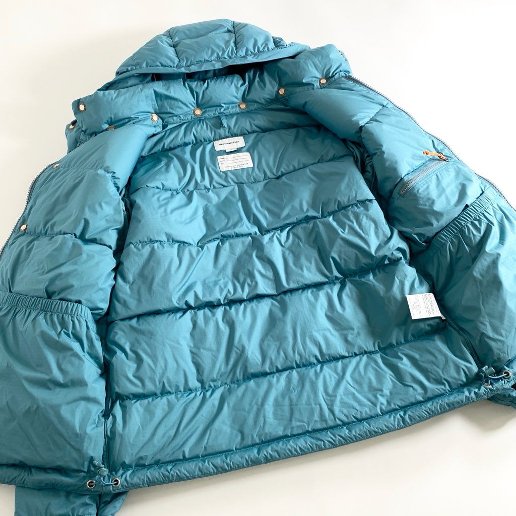 42e4 【美品】 thisisneverthat ディスイズネバーザット Classic Ripstop Down Jacket クラシック リップストップ ダウンジャケット M ブルー グースダウン アウター メンズ