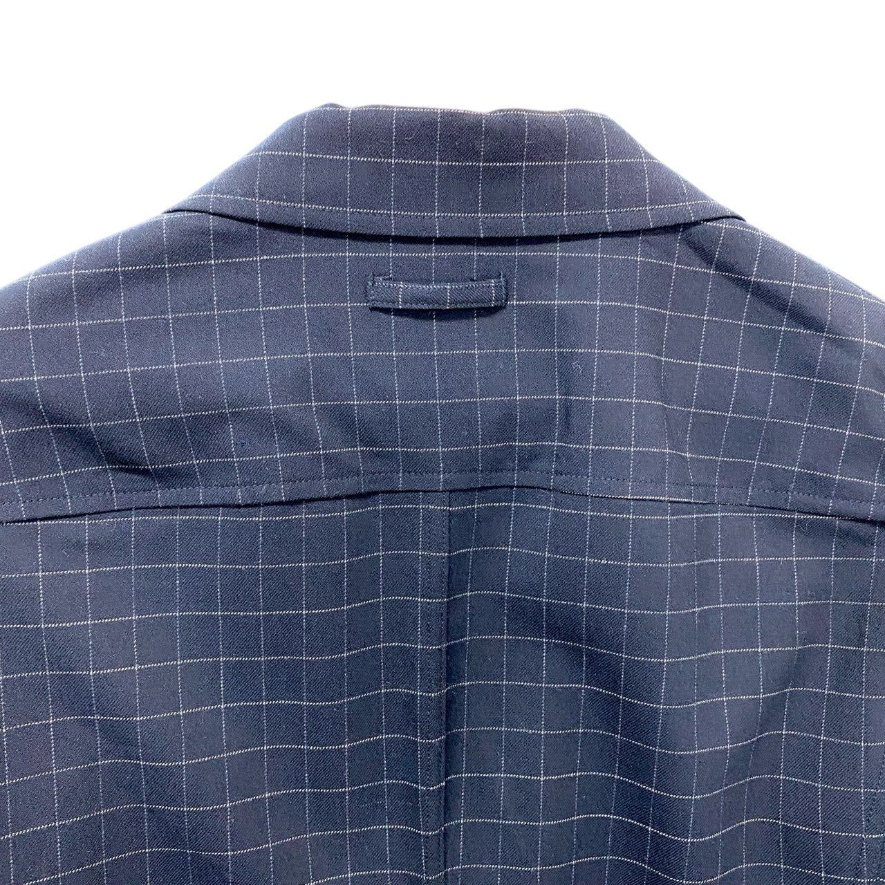 45c6 【美品】T-JACKET ティージャケット テーラードジャケット ブレザー 格子柄 チェック柄 51G419J Lサイズ ネイビー メンズ 男性用u02t