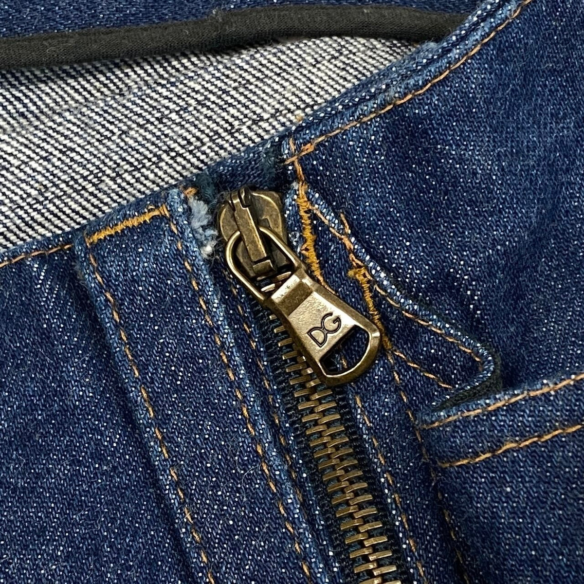 Ei20 DOLCE＆GABBANA ドルチェアンドガッバーナ 2002ss バタフライ デニム フレアパンツ 42 インディゴブルー コットン アーカイブu02t