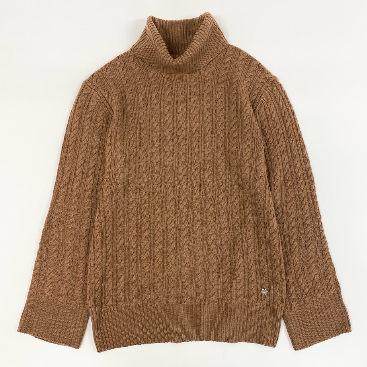 ◎美品 malo malo マーロ カシミヤ混タートルネックニットセーター