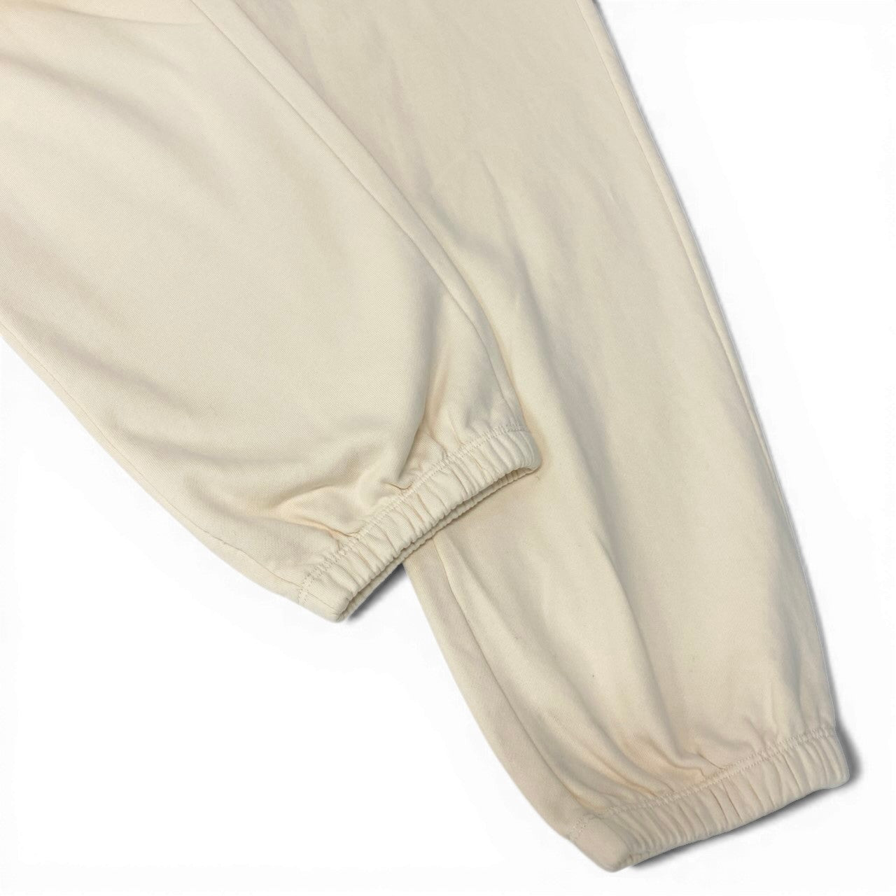 63c30 【新品保管品】MAISON KITSUNE メゾンキツネ コットンジョグパンツ スウェットパンツ ロゴプリント ボトムス 裏起毛 IM01304KM0022 XLサイズ アイボリー コットン100％ メンズ 男性用o07t