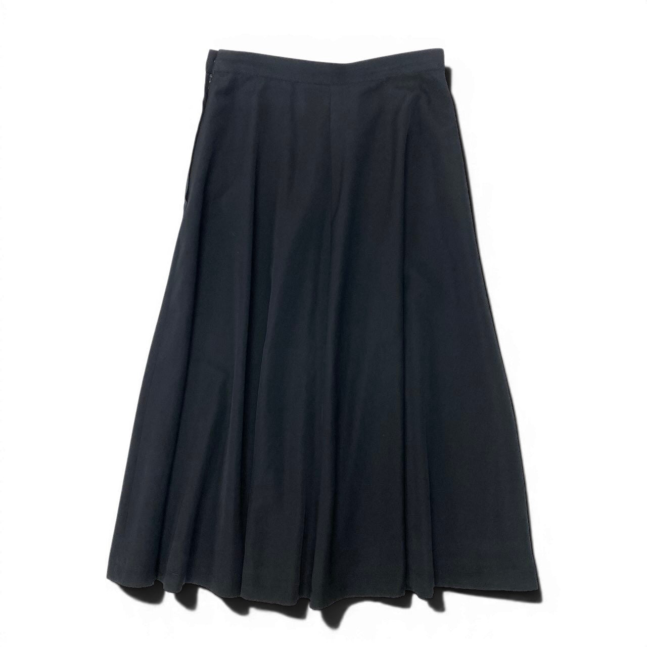 Af6 tricot COMME des GARCONS トリココムデギャルソン ロング フレアスカート サイズＭ ブラック ポリエステル100％ レディース 女性用u02t