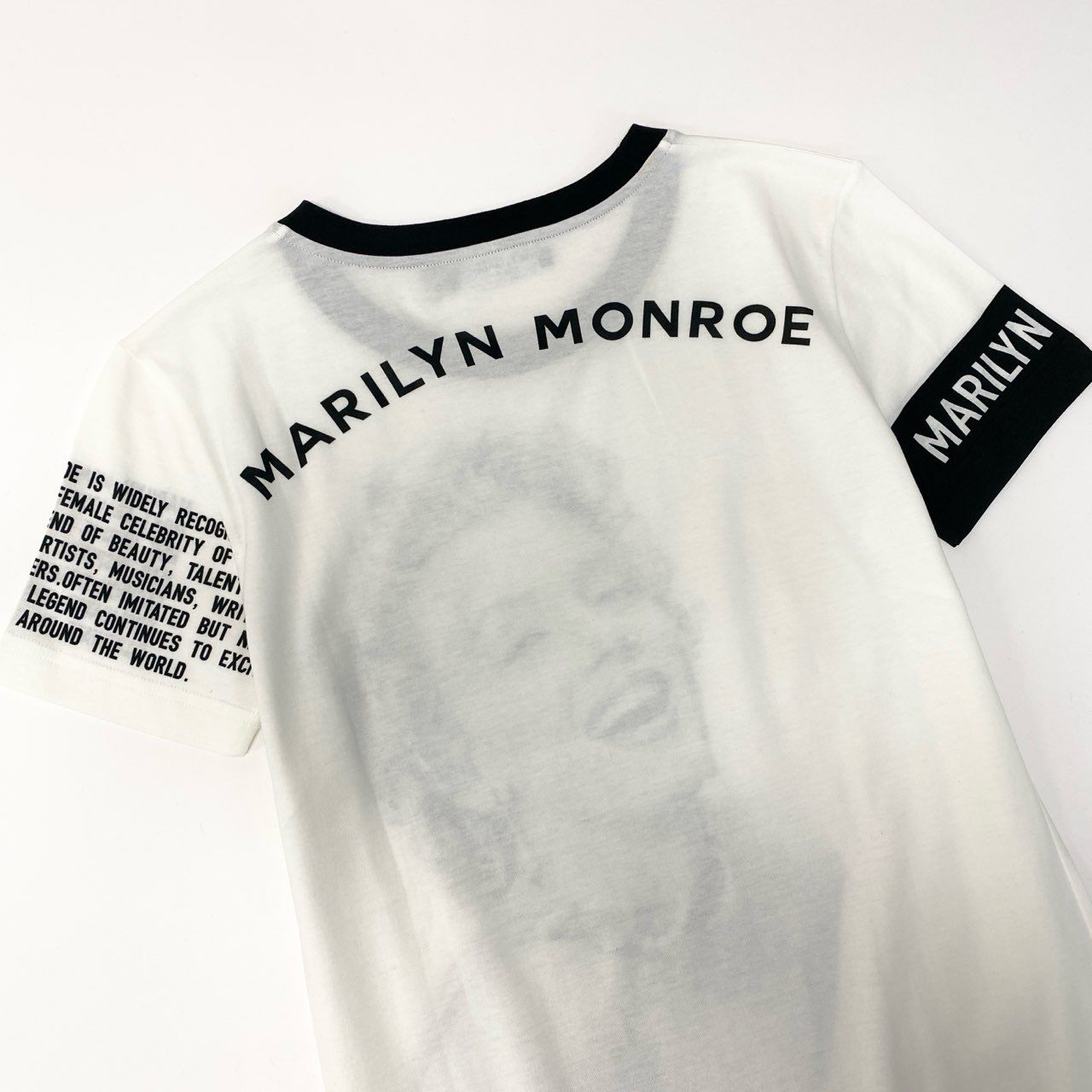 Ic5 《極美品》 DOLCE&GABBANA ドルチェアンドガッバーナ マリリンモンロー Tシャツ Marilyn Monroe T-shirt サイズXS ホワイト D&G ドルガバt18r