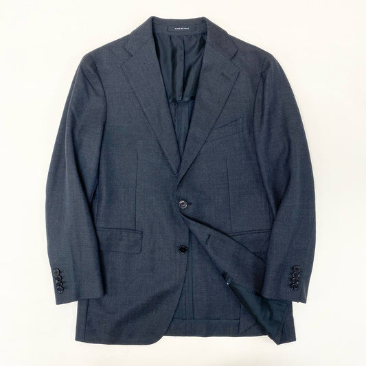 22i16 《美品》 TAGLIATORE タリアトーレ テーラードジャケット ブレザー 2SVJ22B01 サイズ46 ネイビー ウール メンズu02t