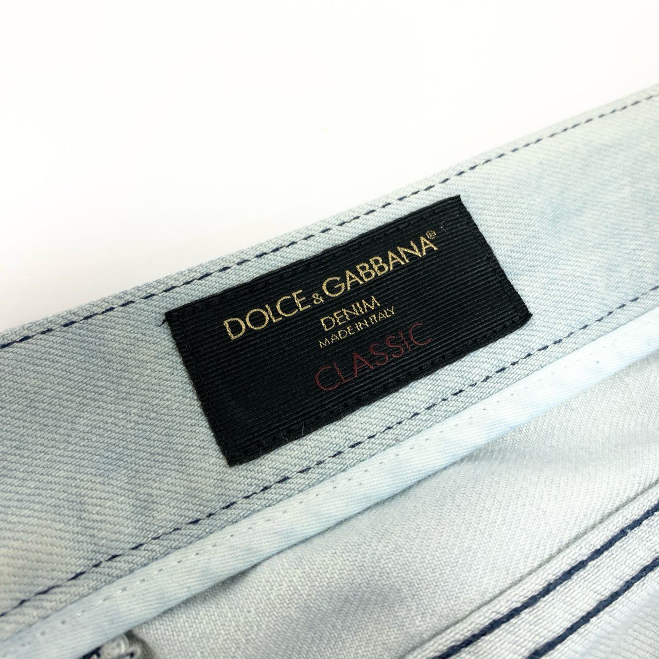66k11 DOLCE&GABBANA ドルチェ＆ガッバーナ クラッシュ加工 グランジ デニムパンツ ジーンズ サイズ44 メンズk02i