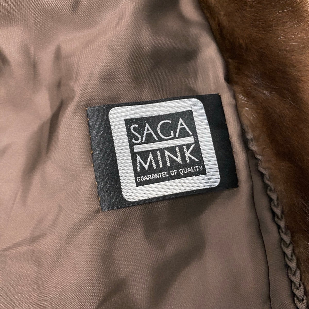 6g13 SAGA MINK サガミンク 銀サガ ミンクコート パステルミンク 最高級本毛皮 ライトブラウン系 MINK FUR レディースu02t