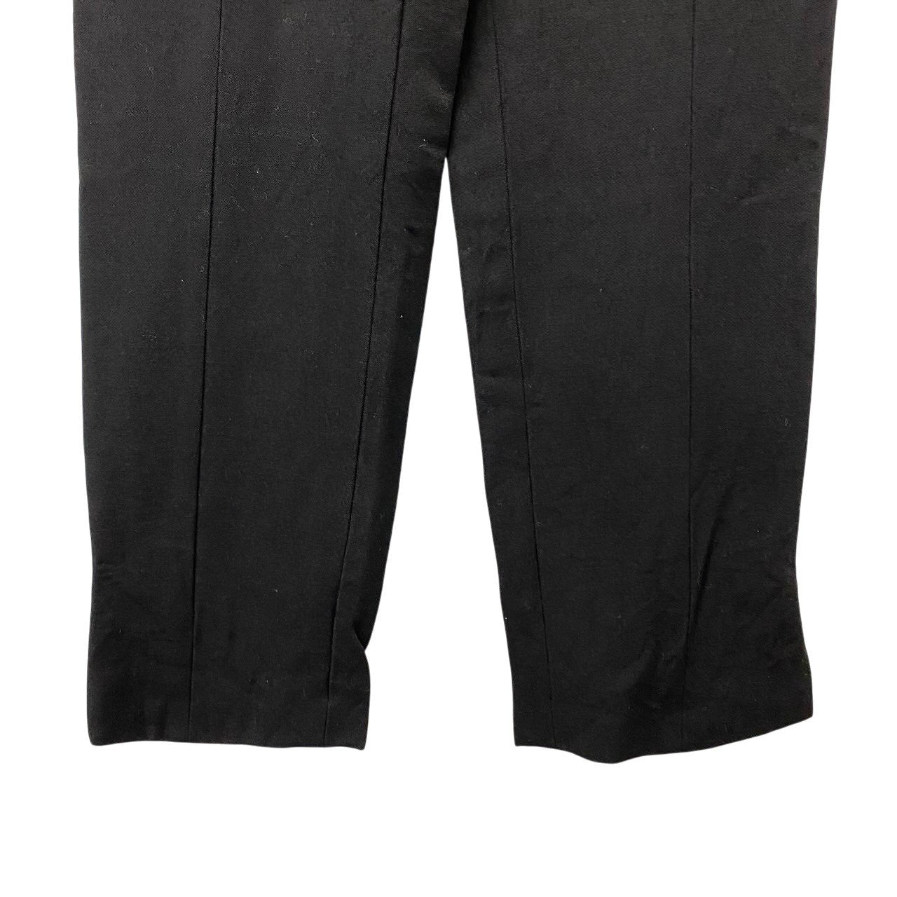 75e18 CHANEL スラックスパンツ ボトムパンツ P19726V11502 34サイズ ブラック ウール100％ レディース 女性用u02t