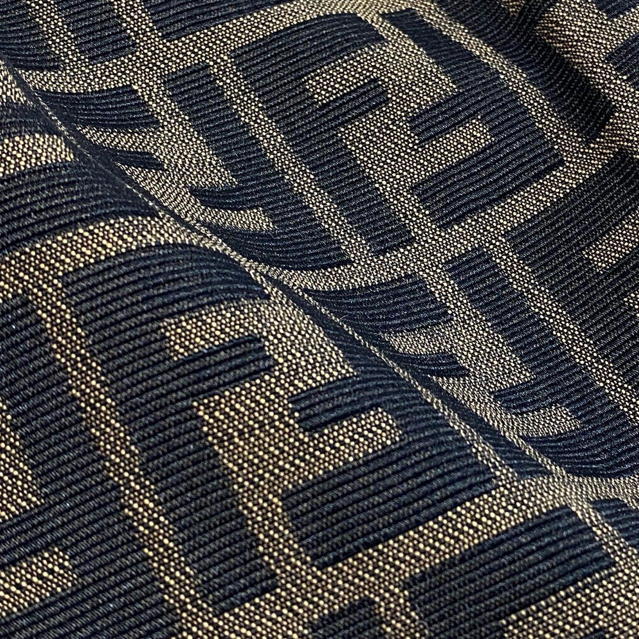 Ib7 FENDI フェンディ タイトミニスカート ズッカ柄 FFロゴ Zucca Print Mini Skirt 40サイズ ベージュ レディース 女性用ta1