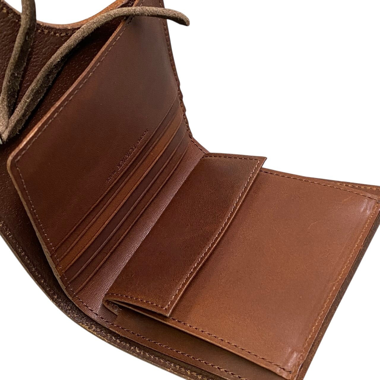 e16 《極美品》 PORTER ポーター 925 WALLET 2つ折り財布 069-04813 ブラウン レザー ヌメ革 ウォレット YOSHIDA＆Co.t18r