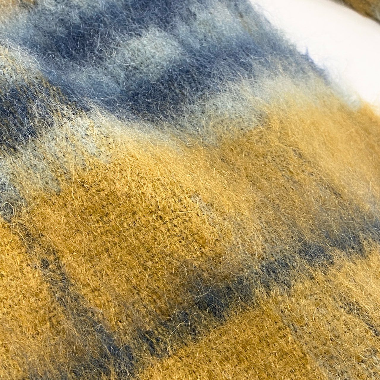 84L19 BLESS ブレス 6010 scheich モヘアコート ウールブレンド チェック柄 レディース 女性用 S マルチカラーk02i