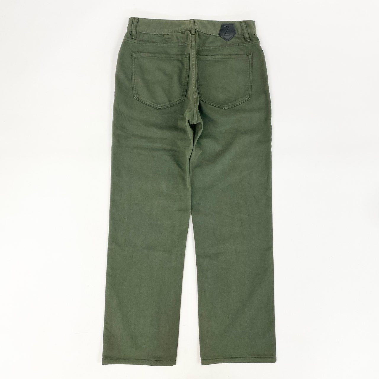 5i12 Ermenegildo Zegna エルメネジルドゼニア トラウザーズパンツ スラックスパンツ ボトムス ５ポケット 30 グリーン ストレッチ素材 メンズ Z ZEGNAu02t