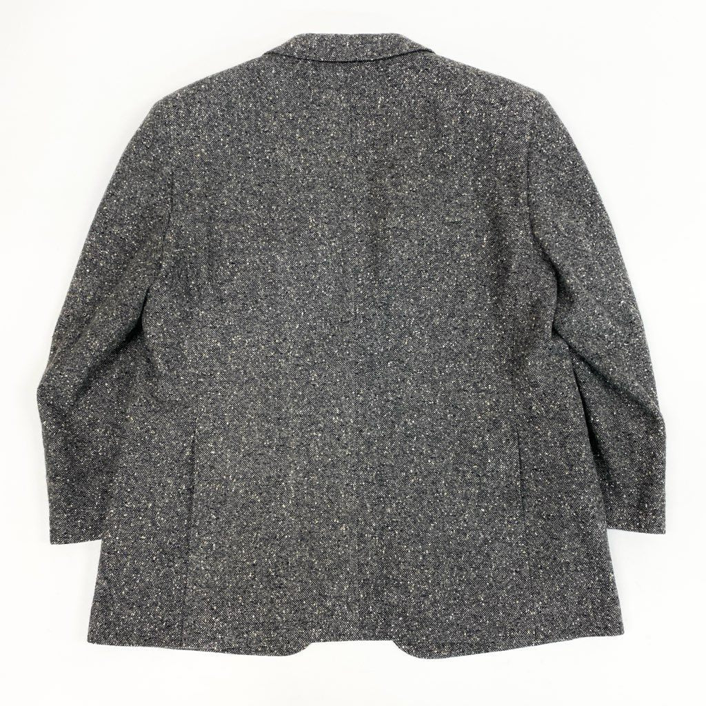 23L22【美品】BURBERRY バーバリー テーラードジャケット ツイードジャケット 日本製 BB5サイズ グレー系 カシミヤ100％ メンズo07t