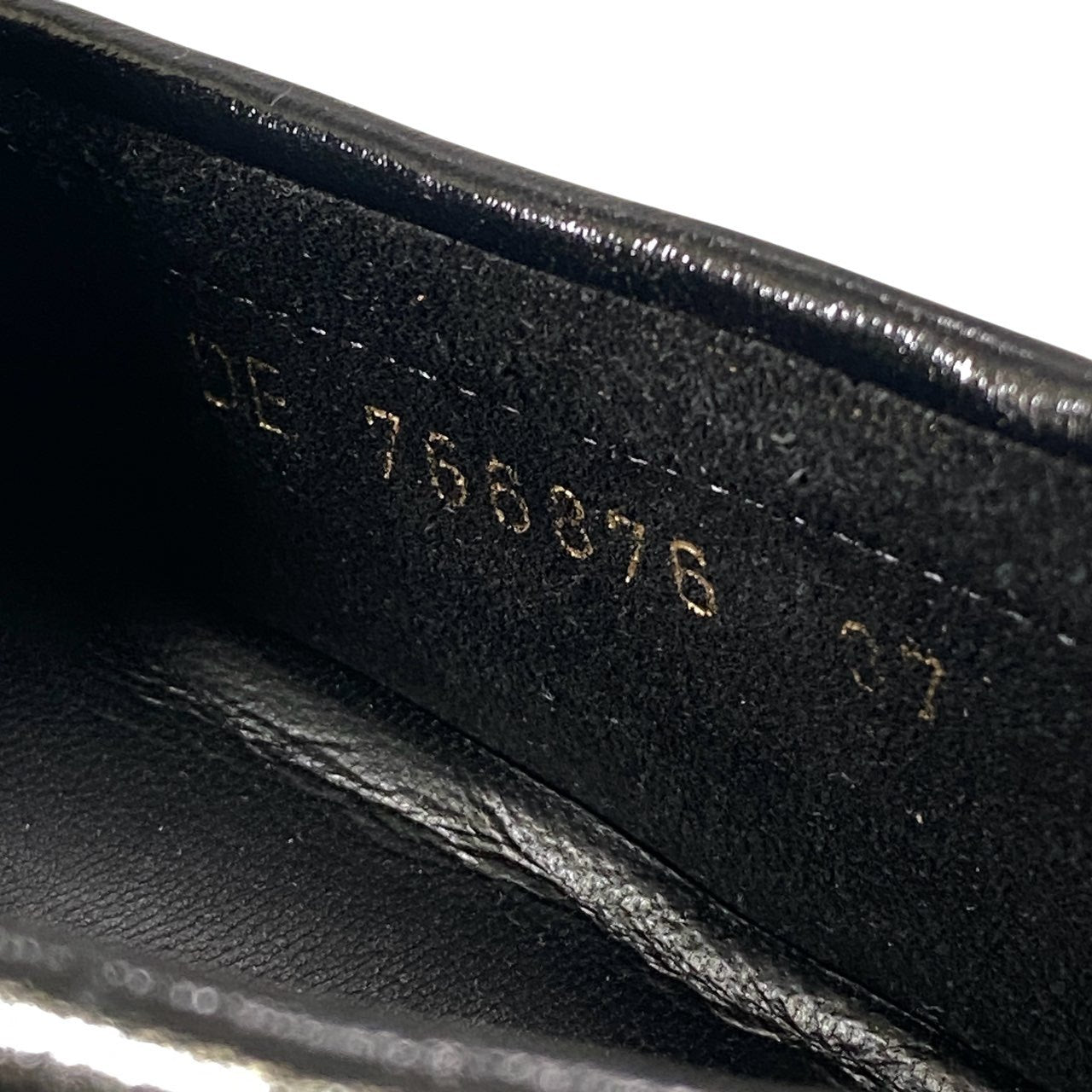 c17 【未使用】SAINT LAURENT サンローラン ル ローファー サイズ37 ブラック ソフトシャイニーレザー レディース 靴 レザーシューズk02i