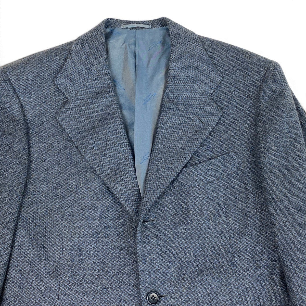 79g2 《美品》 Kiton キートン カシミヤ100％ テーラードジャケット サイズ46 ブルー Cashmere Tailored Jacket ブレザーt18r