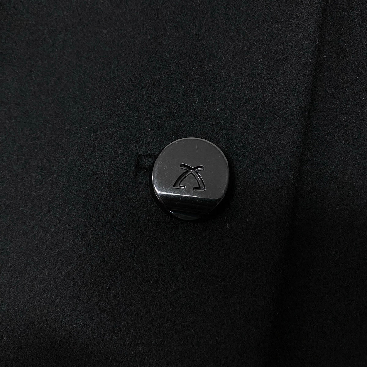 3g11 LEONARD FASHION レオナール ステンカラーコート 裏地花柄 ロング カシミヤブレンド サイズ11R ブラック レディースu02t