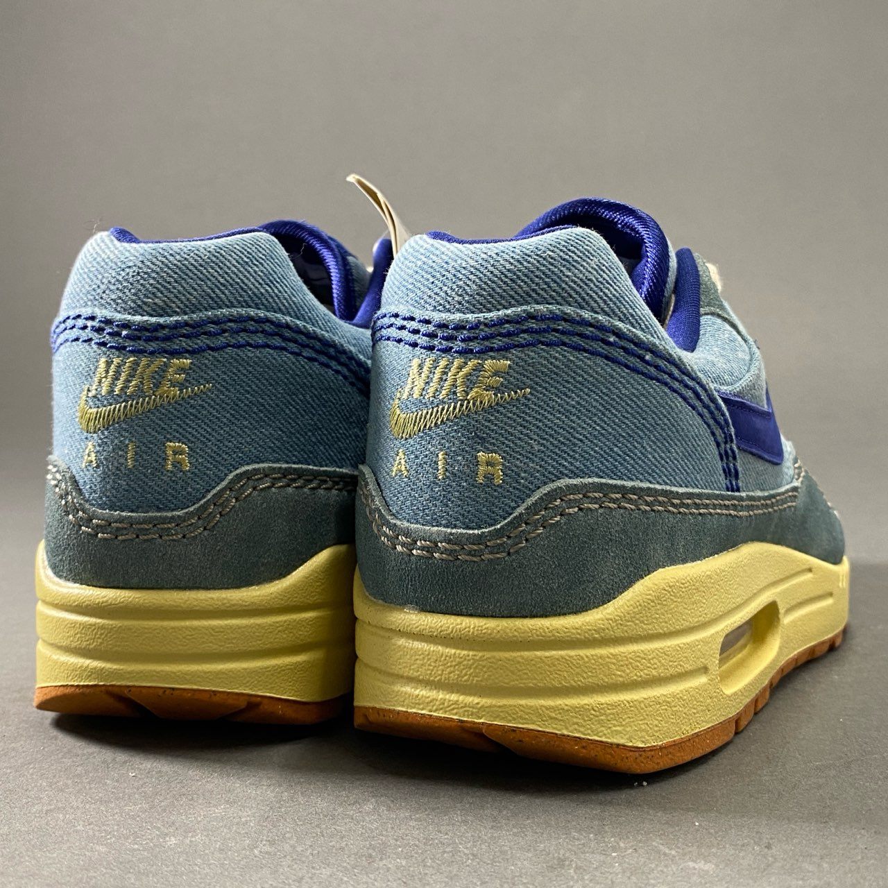 7e18 《極美品》 タグ付 AIR MAX 1 PRM Dirty Denim ナイキ エアマックス ダーティー デニム ローカットスニーカー シューズ DV3050-300 27.5 ブルー