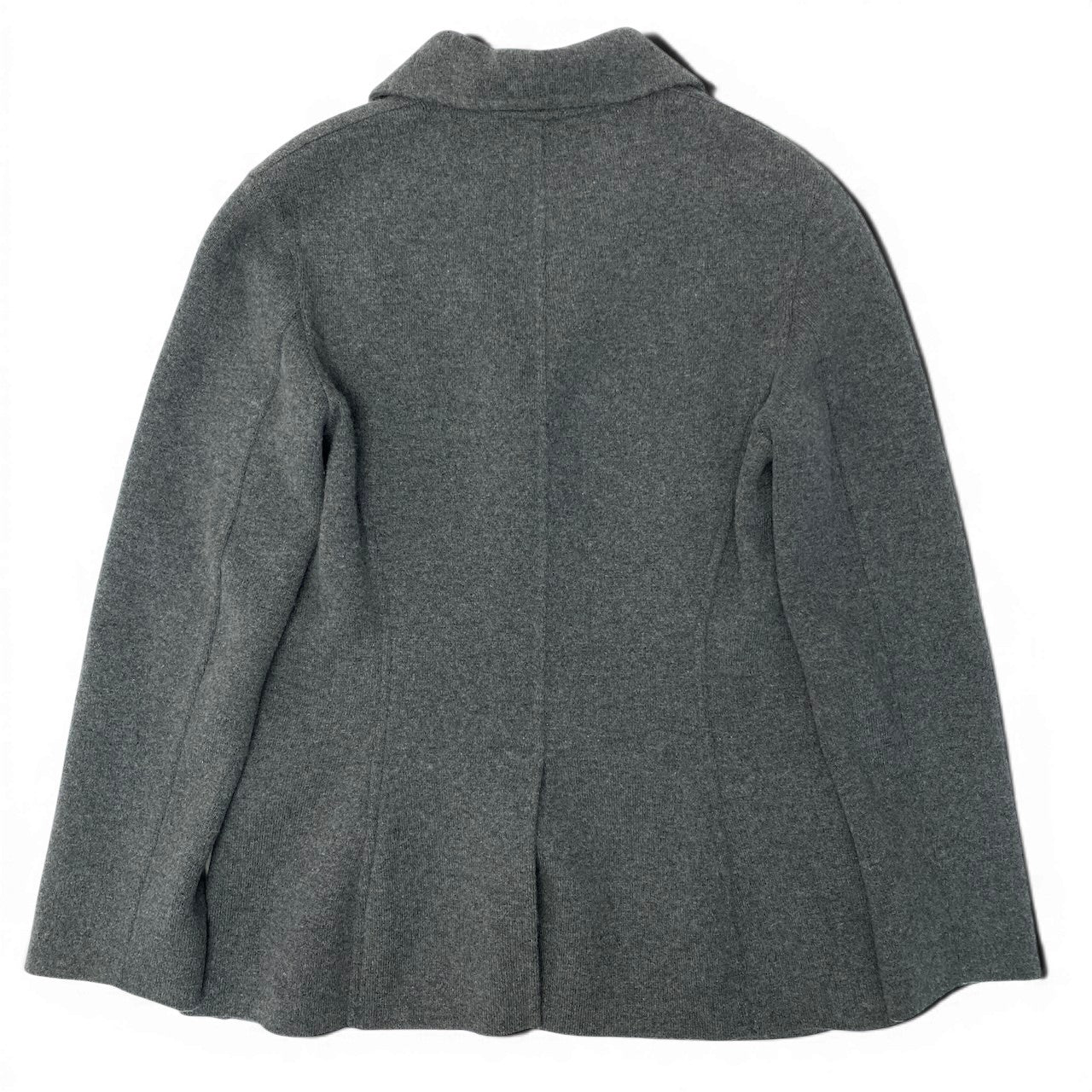 13e8 Loro Piana ロロピアーナ ニットジャケット カシミヤジャケット サイズ40 グレー ベビーカシミア100％ レディース 女性用u02t