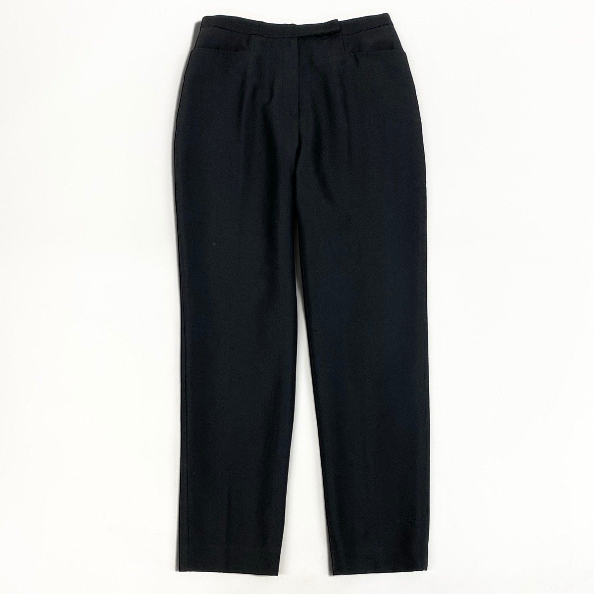 Eh6 GUCCI グッチ スラックス 80～90’s Vintage Archive センタープレスパンツ フォーマル イタリア製 44 ブラック レディース 女性用o07t