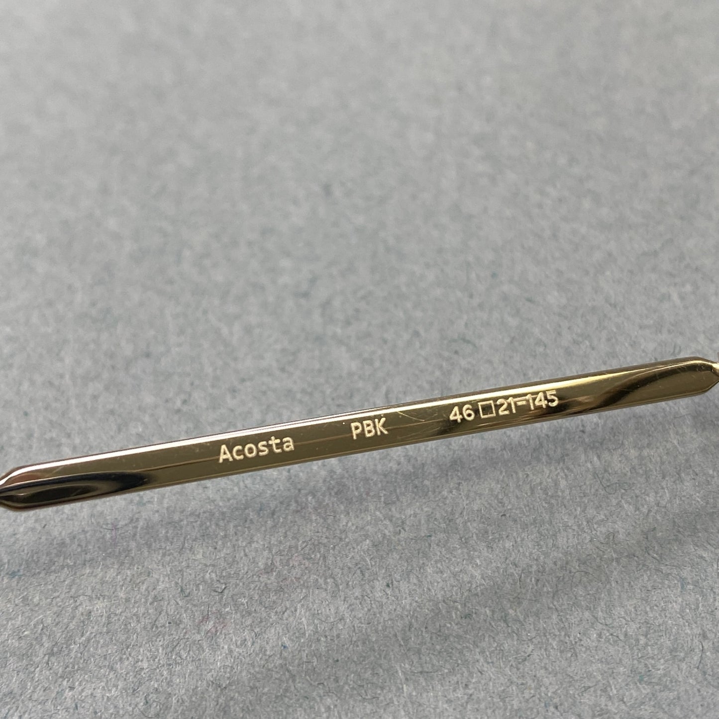 i10 《極美品》 EYEVAN アイヴァン Acosta アコスタ 眼鏡 メガネ 46-21-145 PBK ピアノブラック UVカット アイウェア ケース 袋 箱有t18r
