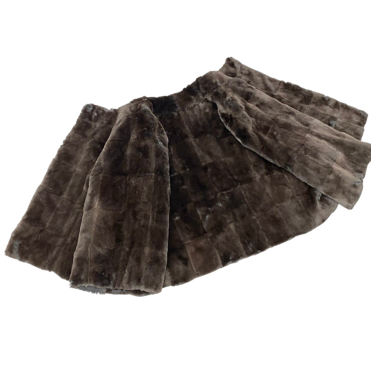 Ef8 MARNI マルニ ノーカラー ファージャケット サイズ40 イタリア製 ブラウン レディース 女性用u02t