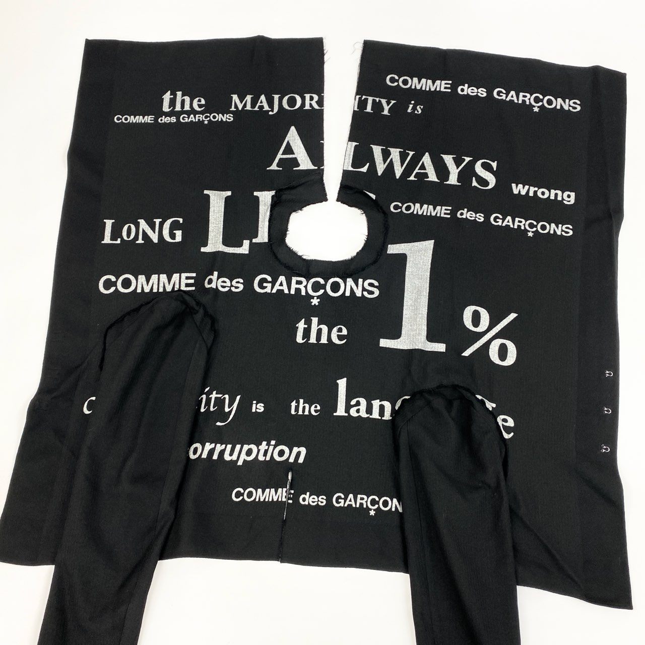 Ad7 COMME des GARCONS コムデギャルソン AD2003  変形デザインジャケット 羽織  ブラック レディースta1