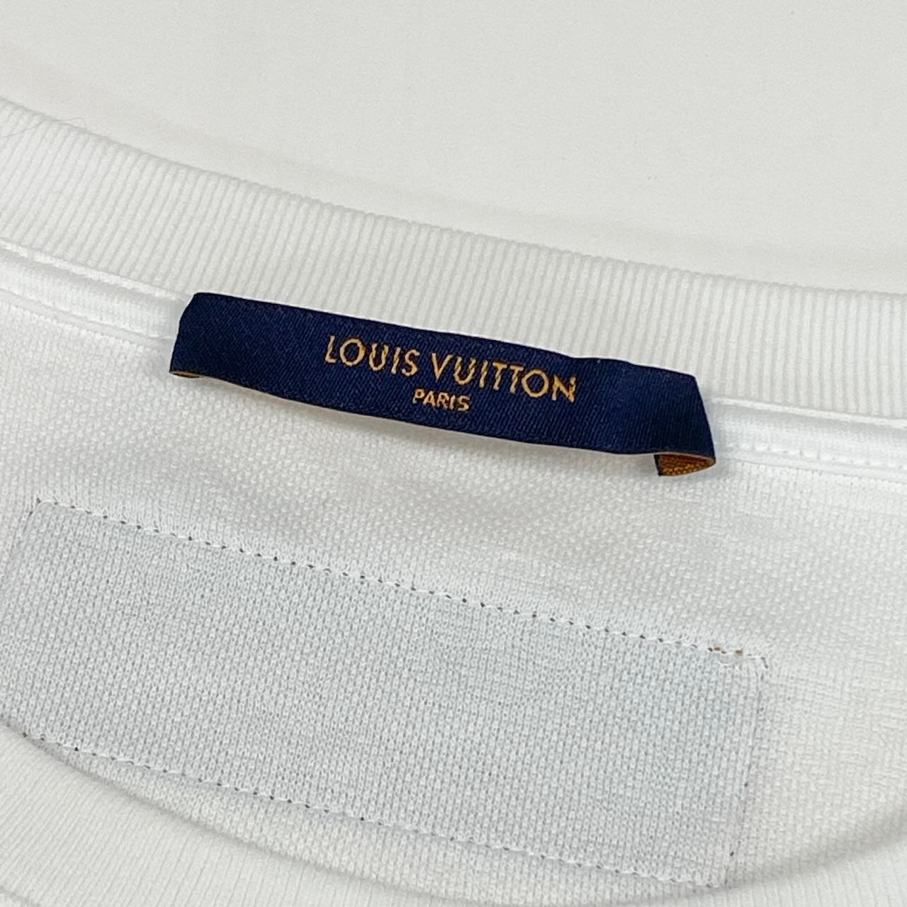 Me1 LOUIS VUITTON ルイヴィトン 21ss ビーズアニマルアンドモノグラム 半袖Tシャツ カットソー トップス RM211V DG1 HLY03W サイズXXL ホワイト コットン100％ メンズ 紳士服k02i
