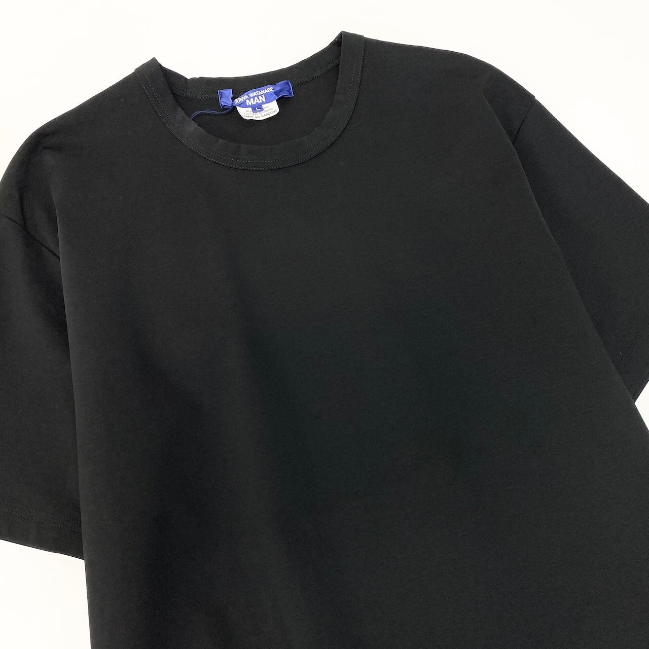 Ad2 【新品保管品】JUNYA WATANABE MAN ジュンヤワタナベ AD2023 半袖Tシャツ  ストレッチTシャツ トップス WM-T017 Lサイズ ブラック メンズ 男性用o07t