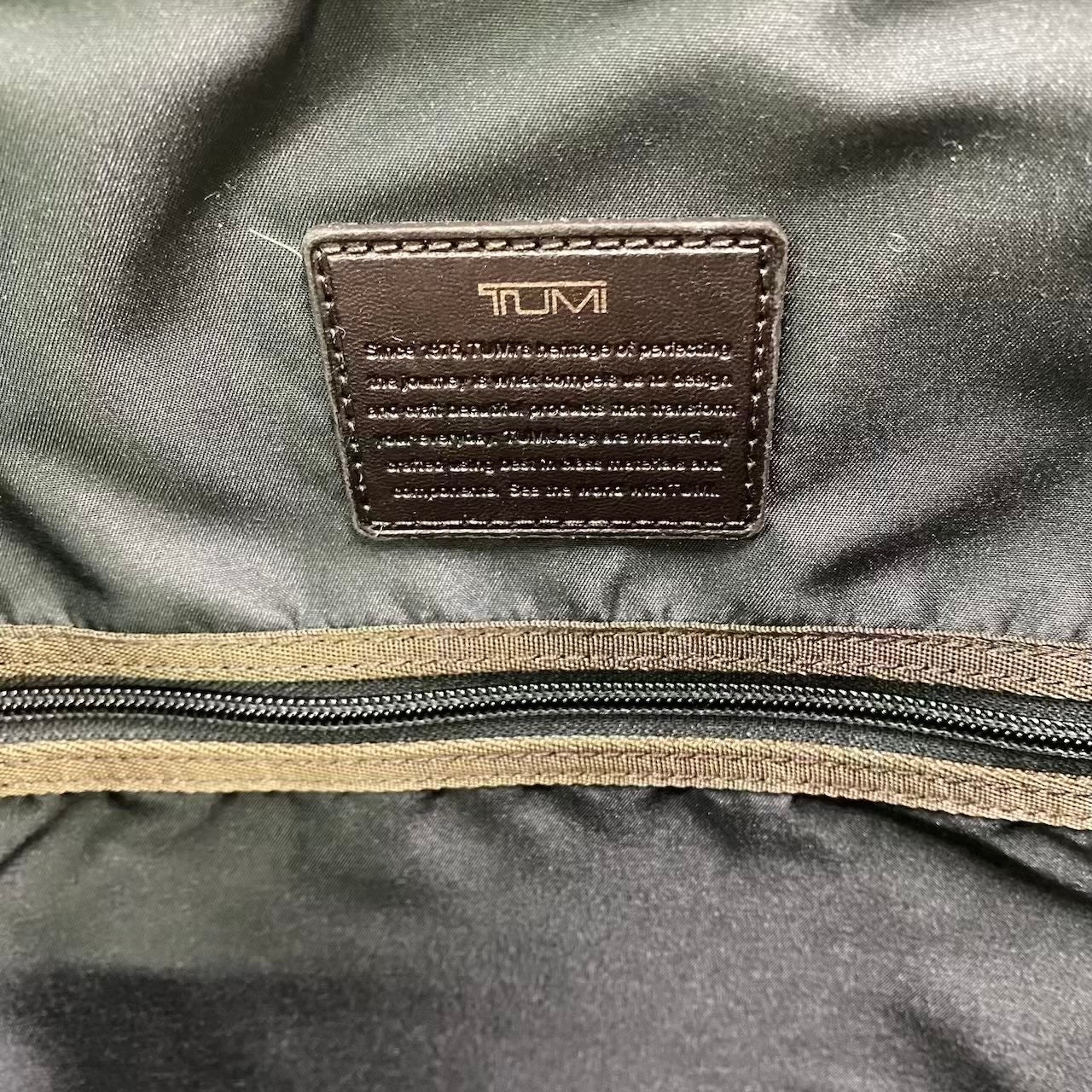 c23 TUMI トゥミ ソーンヒル バックパック リュック ビジネスバッグ ブラック/ブラウン キャンバス/レザー メンズ 鞄k02i