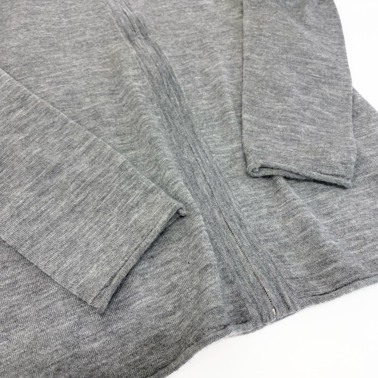 38a16 CHANEL SPORT シャネル スポーツ 2009年 スパンコール ココマーク カシミヤ100 薄手ニット カーディガン アンサンブル P36086 38 グレー レディース ニットta1