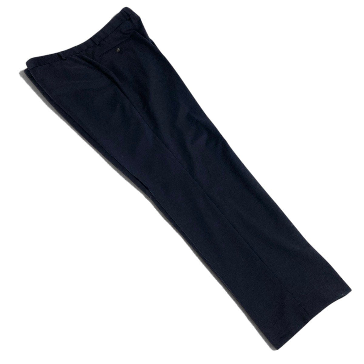 62j5 【美品】LAUREN RALPH LAUREN ローレンラルフローレン 大きいサイズ スーツセットアップ テーラードジャケット スラックスパンツ 50Lサイズ ネイビー ウール100％ メンズ 男性用u02t