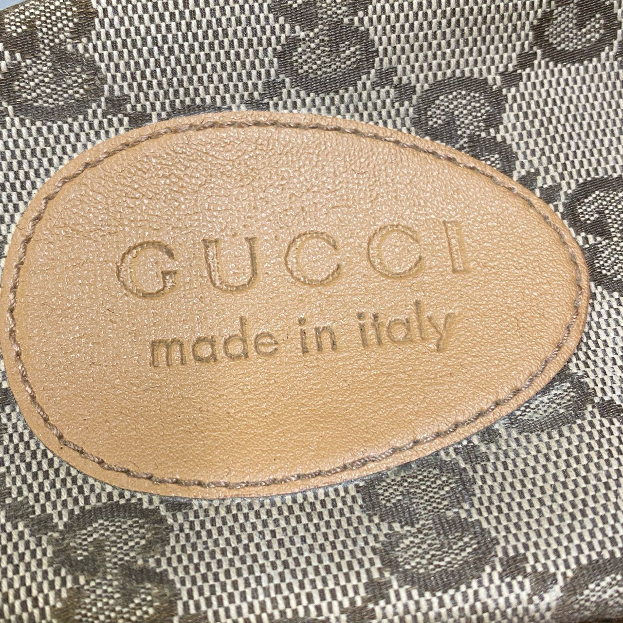 b13 GUCCI グッチ GGキャンバス スライドサンダル ベルトストラップ 8 ベージュ メンズta1