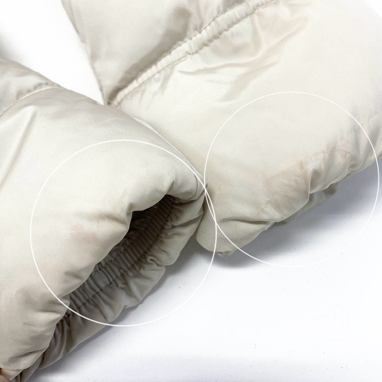 9a27 MONCLER モンクレール ALOUETTE アルエット ダウンジャケット サイズ00 ホワイト 鑑定済 D20934638505 ベルト付t18r