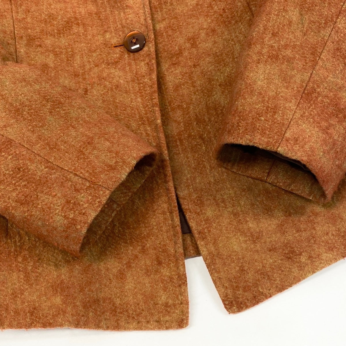 Ee19 JILSANDER テーラードジャケット ウールジャケット イタリア製 34サイズ オレンジ レディース 女性用u02t