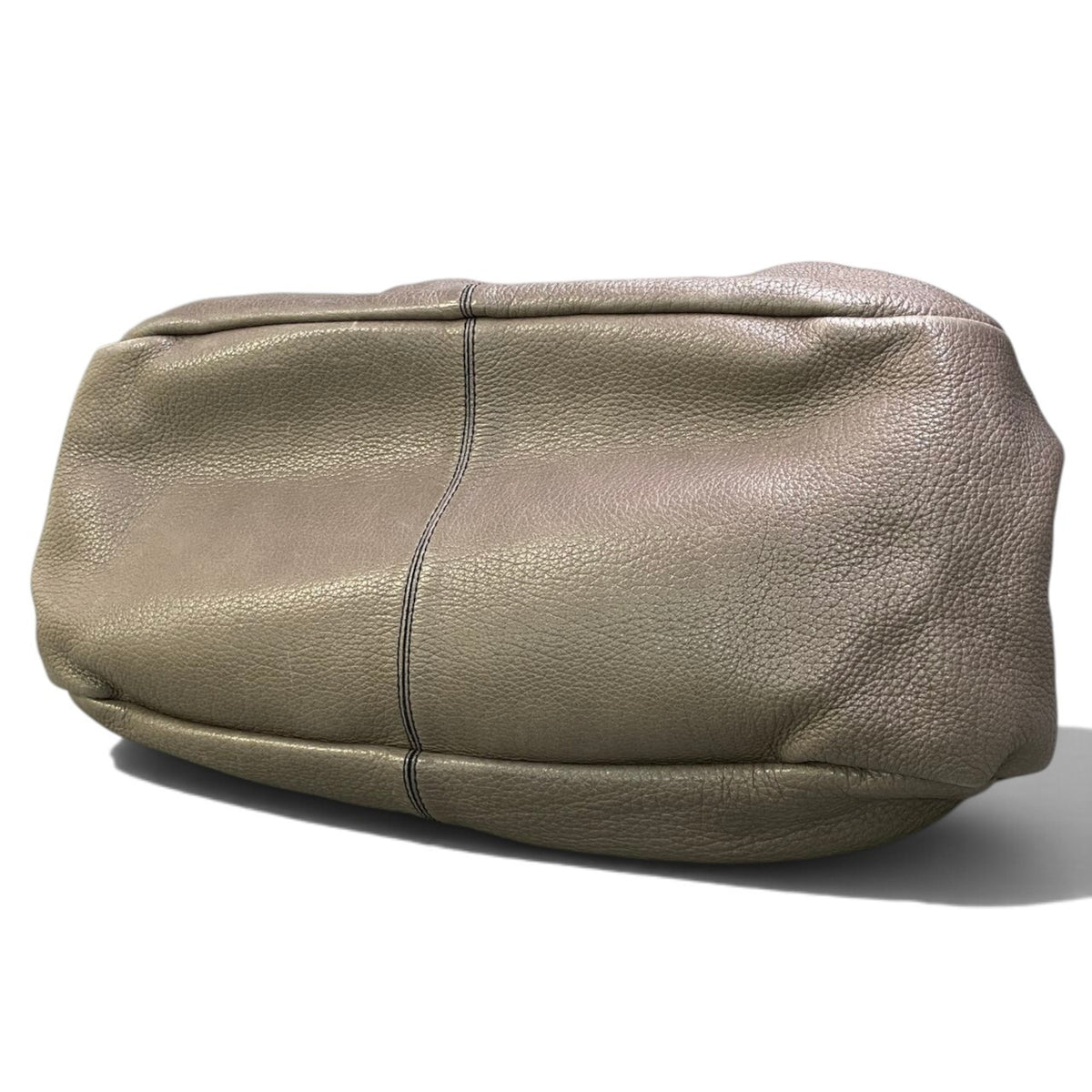 Aj2 TOD’S トッズ レザーショルダーバッグ Leather Shoulder Bag グレー ハンドバッグ 鞄t18r