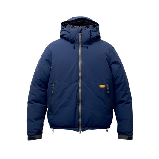 23c16 NATAL DESIGN ネイタルデザイン エンハンスドフーディー ダウンジャケット アウター Mサイズ ブルー ナイロン100％ メンズ 男性用o07t