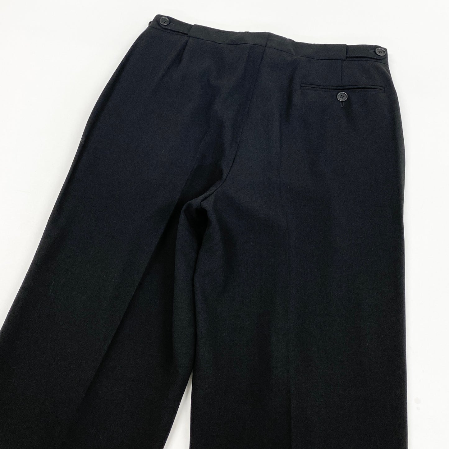 52l20 GIORGIO ARMANI ジョルジオアルマーニ シングルスーツ セットアップ タキシード イタリア製 50 ブラック メンズ 男性用u02t