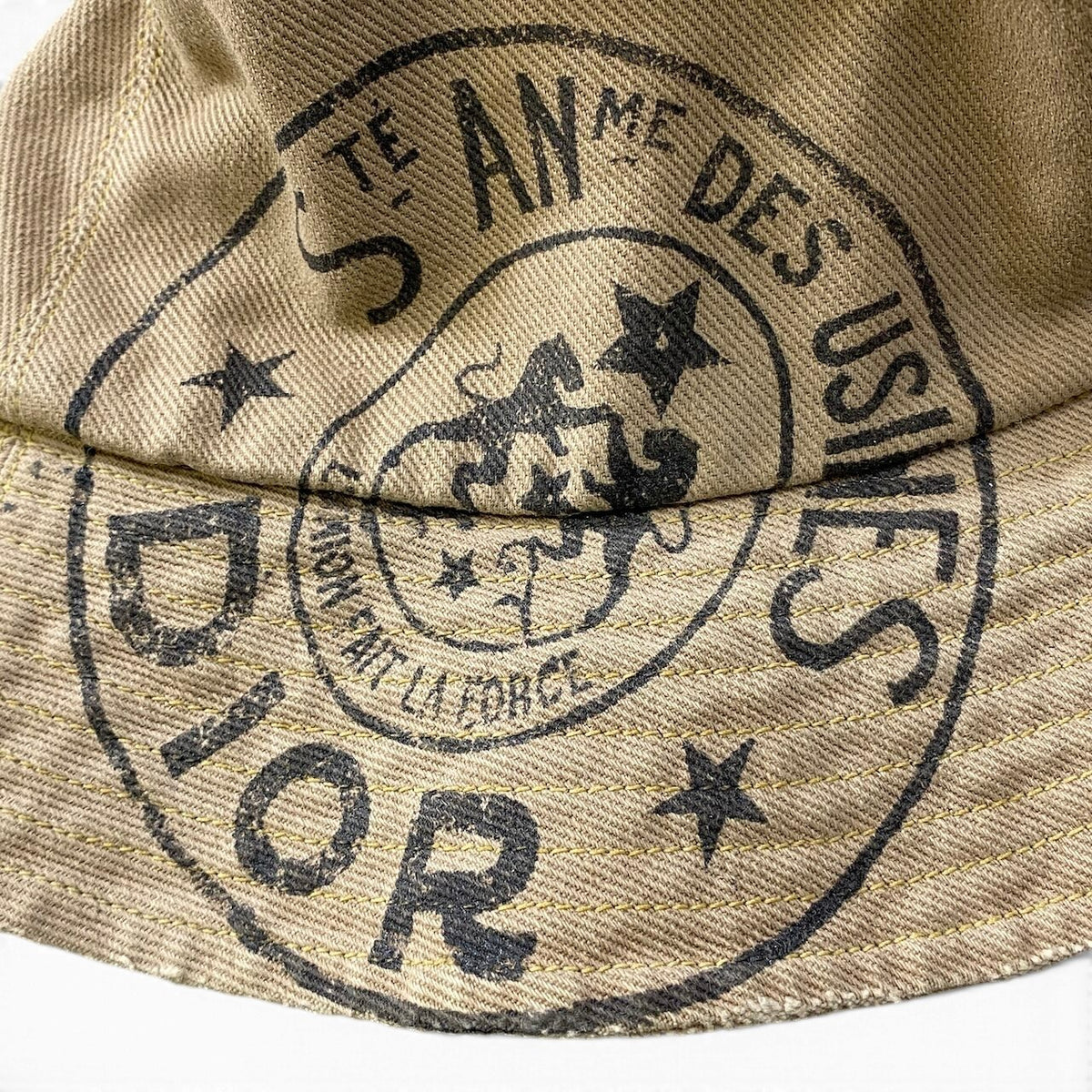 j15 Christian Dior クリスチャンディオール Dior Union バケットハット 24BTI923E130 サイズ57 ベージュ レディース