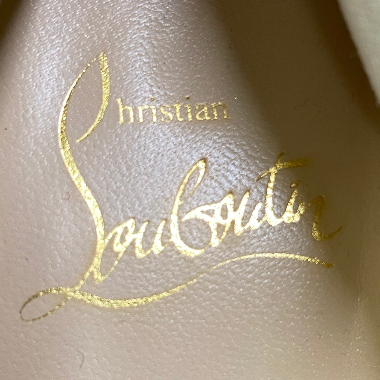 2h29《美品》 Christian Louboutin クリスチャンルブタン LONDON B 100 エナメル ヒールパンプス 3160788 サイズ37.5 ブラック パテントレザー 箱付t18r