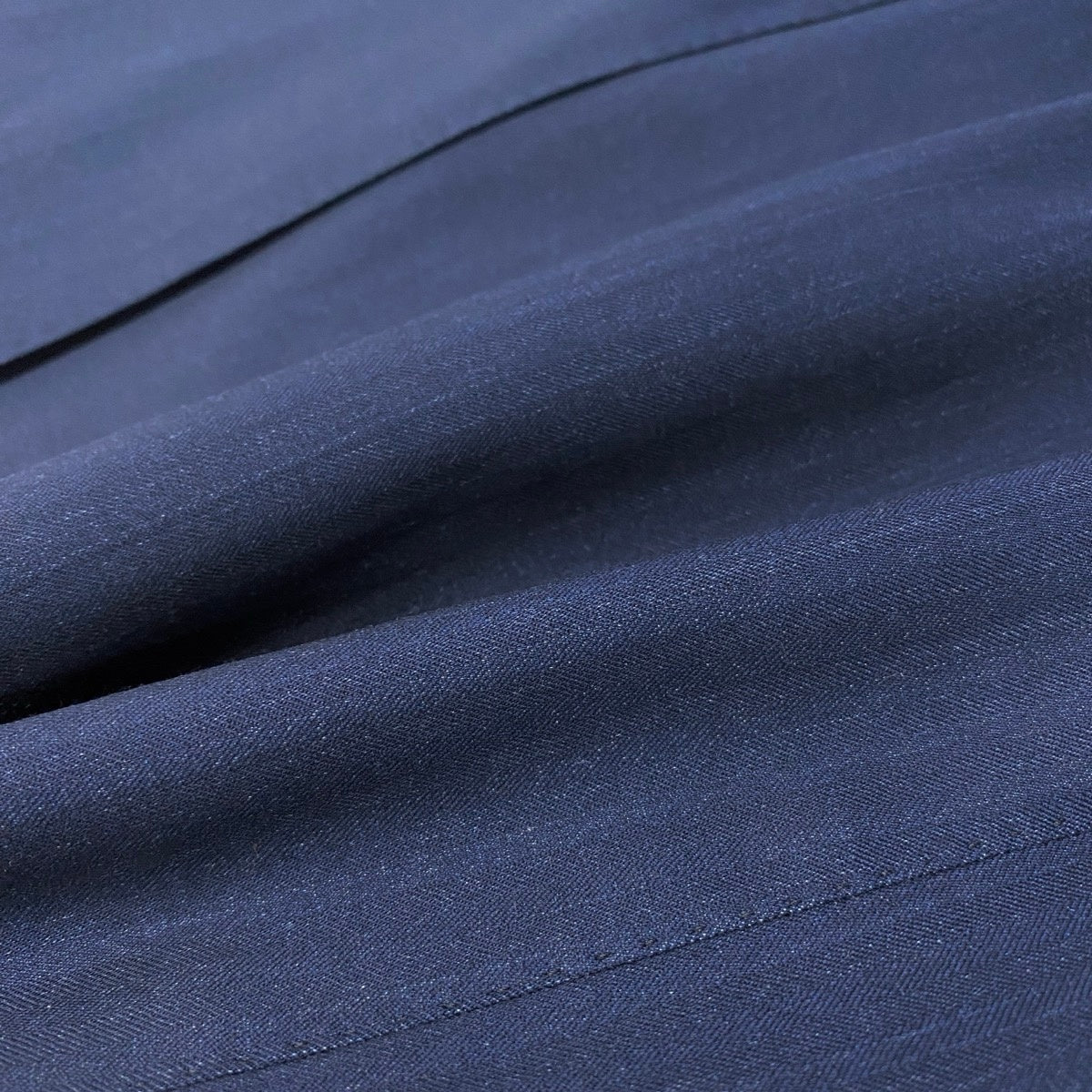36e27①【美品】 azabu tailor 麻布テーラー Loro Piana ロロピアーナ生地 セットアップ オーダースーツ シングル 2B XLサイズ ネイビー メンズ 紳士服u02t