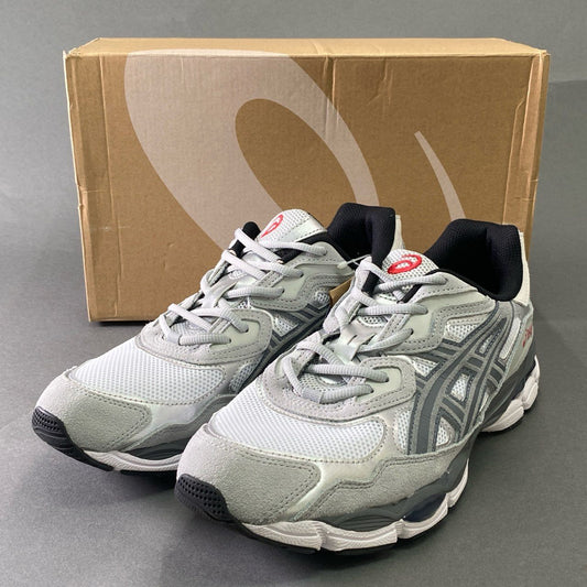 1j1 asics アシックス GEL-NYC WHITE STEEL GREY シューズ ホワイト スチールグレー  ローカットスニーカー 1201A789 29cm グレー