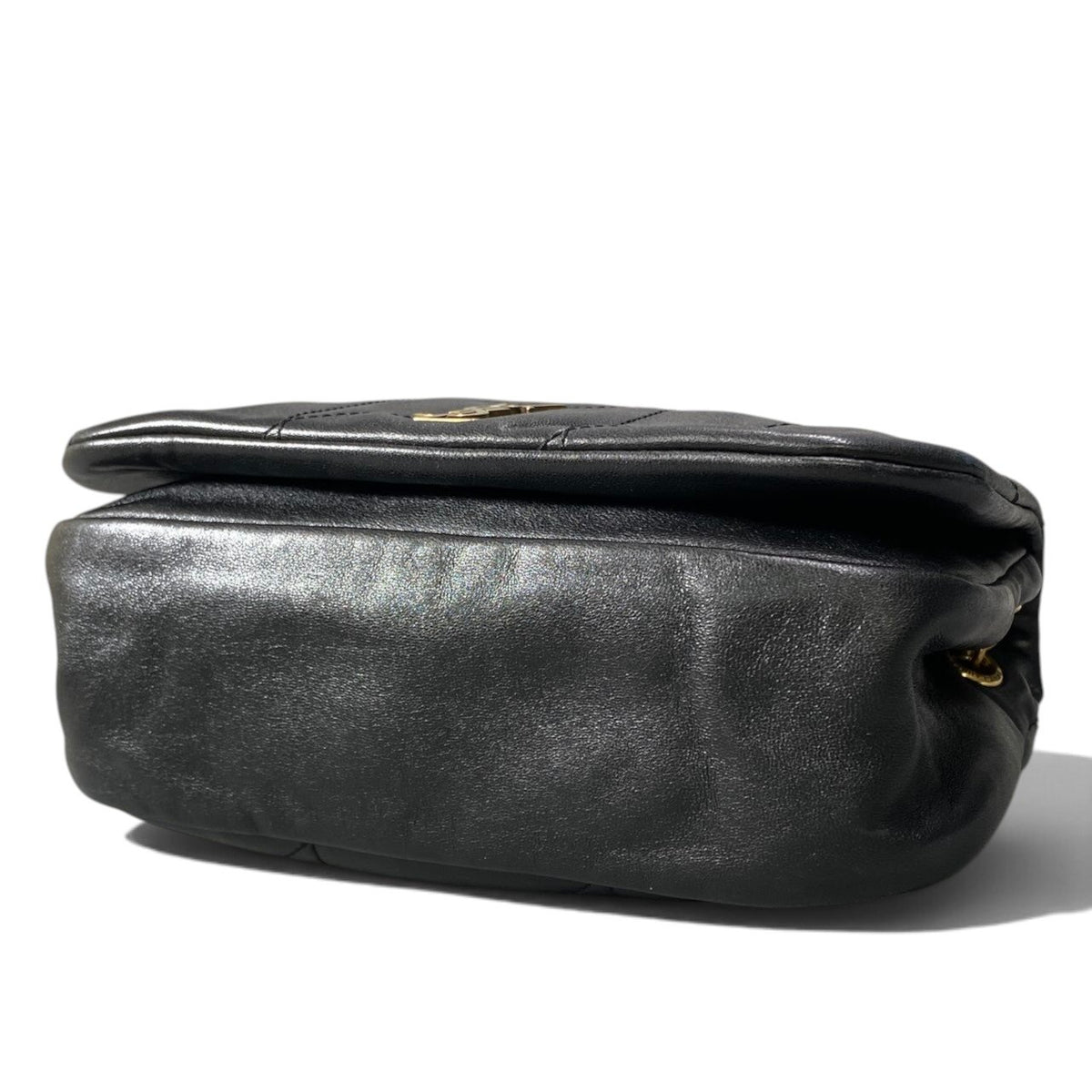 h21 SAINT LAURENT サンローラン YSL ジェイミー  チェーンミニショルダーバッグ YSL Jamie Chain Mini Shoulder Bag Black Leathert18r