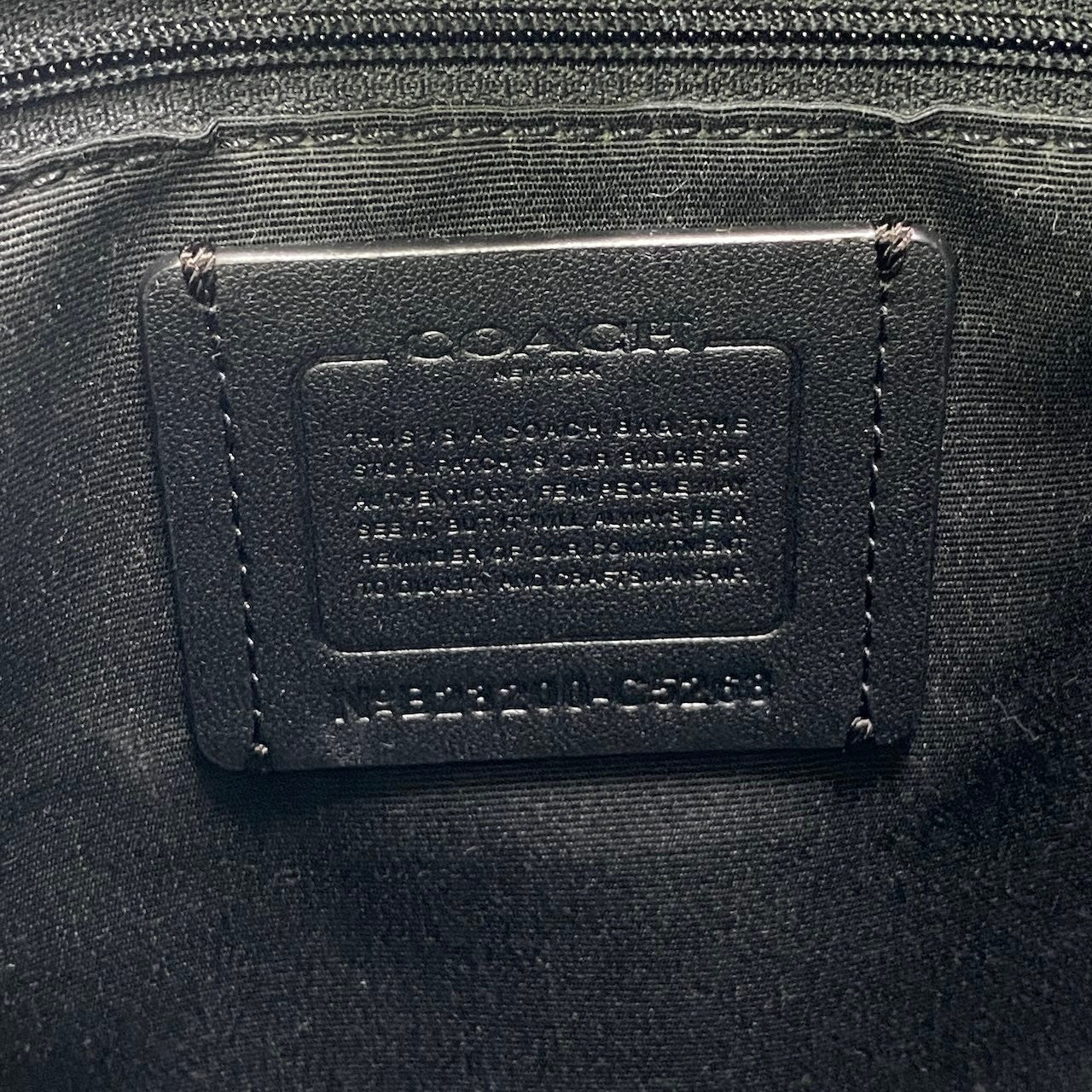 f11《極美品》 COACH コーチ デンプシー 2Way トートバッグ Dempsey 2-Way Shoulder Bag B23200 / C5268 ブラックt18r