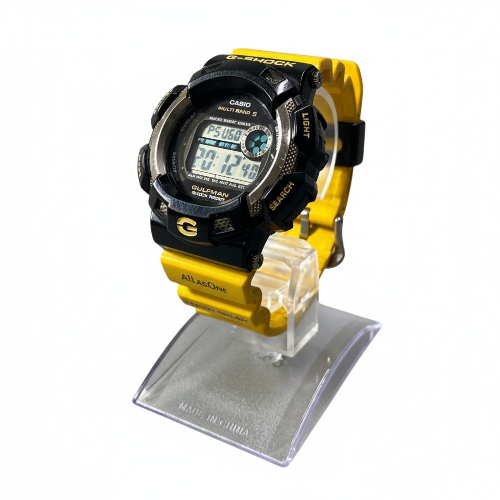 c23 【稼働品】CASIO G-SHOCK カシオ Gショック GW-9102K イエロー 腕時計イルクジ ガルフマン2009 メンズ デジタルウォッチk02i