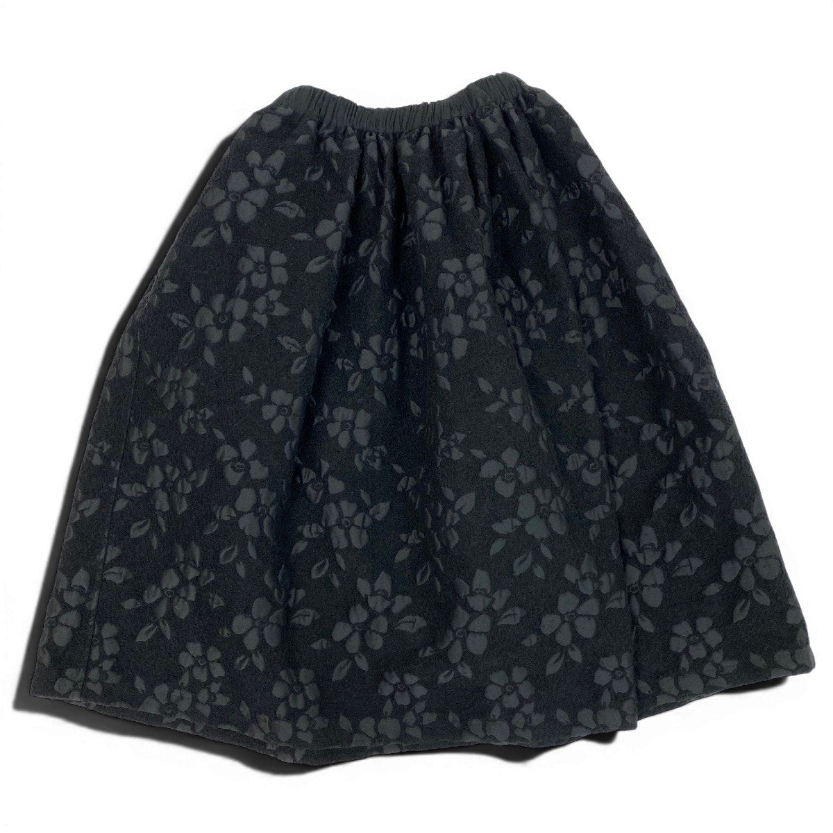 g13 tricot COMME des GARCONS AD2020 花柄フレアスカート 日本製 ブラック レディース 女性用ta1