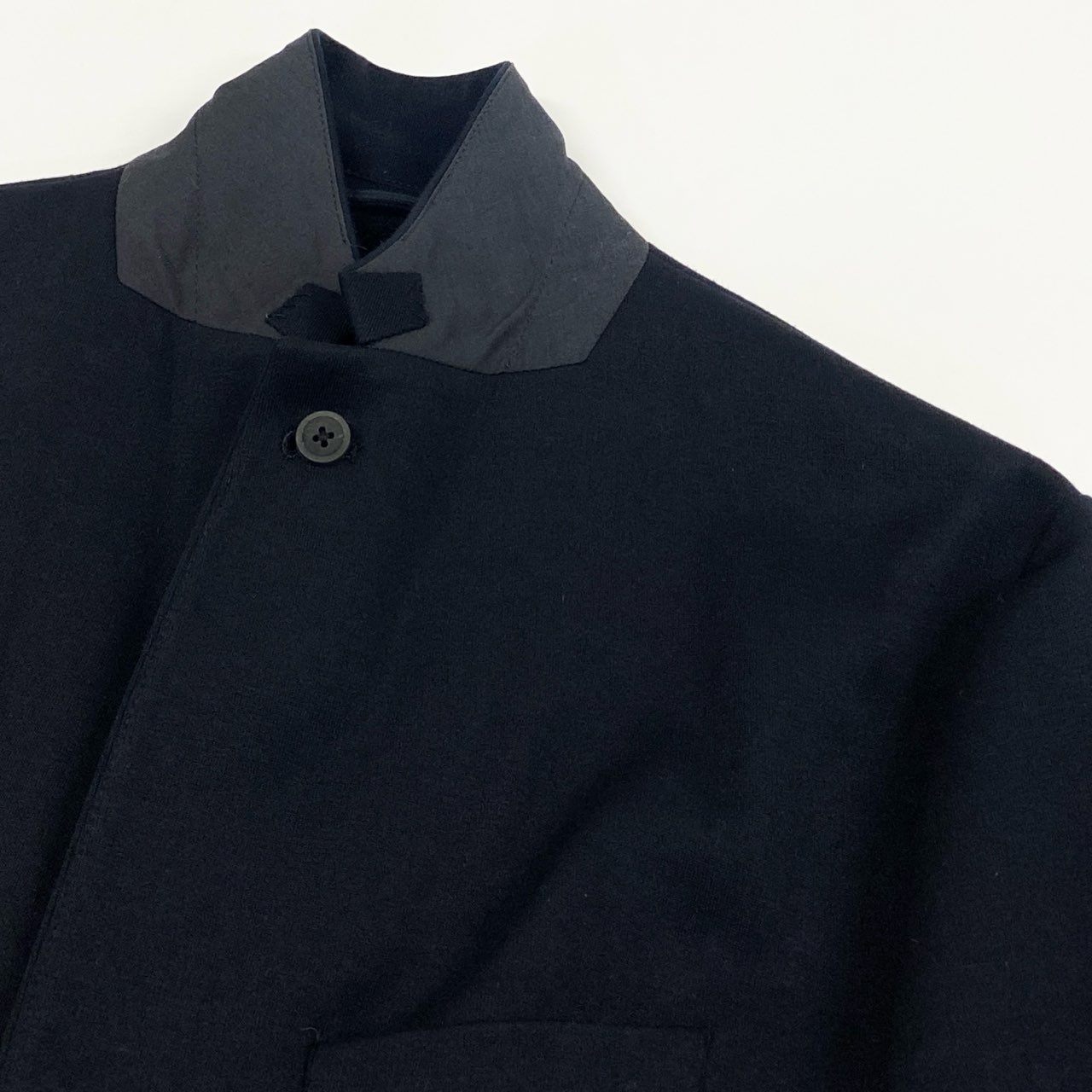 61b9 EMPORIO ARMANI エンポリオアルマーニ セットアップ 裏メッシュストレッチジャケット ストレッチパンツ 6G1GS1 1JJTZ 52サイズ ダークネイビー メンズo07t