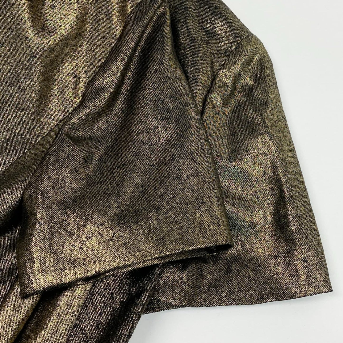 Ab20  Christian Dior クリスチャンディオール 半袖ジャケット ブラウス トップス 装飾ボタン 11 ゴールド レディースu02t