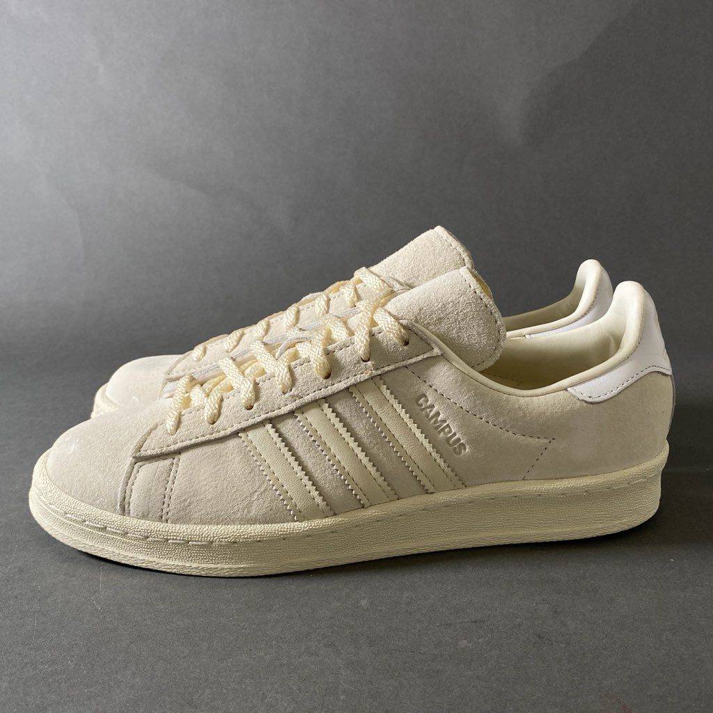 2g17 Adidas アディダス CAMPUS キャンパス スウェード ローカットスニーカー GW6220 26.0 クリーム メンズ